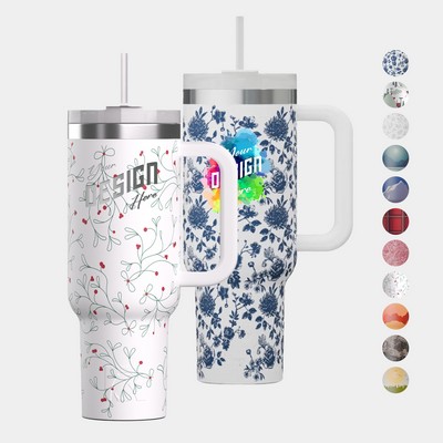 Sunny Summer 40 oz RTIC® Road Trip Tumbler with Handle