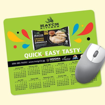 Barely There™ 8"x9.5"x.02" Ultra-Thin Calendar Mouse Pad